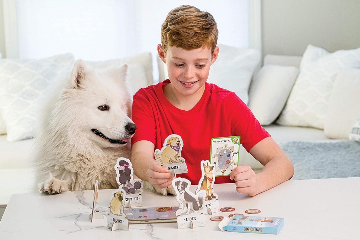 ThinkFun Dog Crimes Logic Game – Engaging Brainteaser for Kids and Adults | Fun Detective Theme | Memory and Reasoning Skill Builder | Unique Artwork | Suitable for Ages 8 and Up