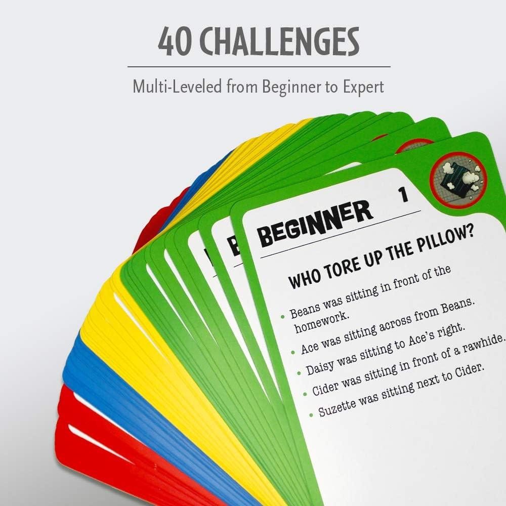 ThinkFun Dog Crimes Logic Game – Engaging Brainteaser for Kids and Adults | Fun Detective Theme | Memory and Reasoning Skill Builder | Unique Artwork | Suitable for Ages 8 and Up