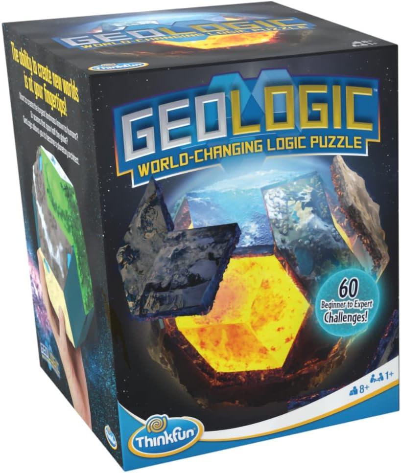 ThinkFun GeoLogic World Changing Logic Puzzle for Ages 8 and Up, Multicolor