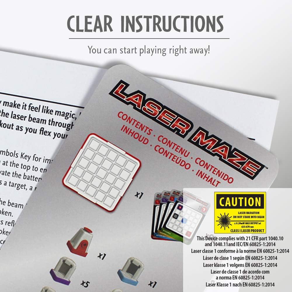 Think Fun Laser Maze (Class 1) Brain Game and STEM Toy for Boys and Girls Age 8 and Up – Award Winning and Mind Challenging Game for Kids (44001014)(Laser Maze)