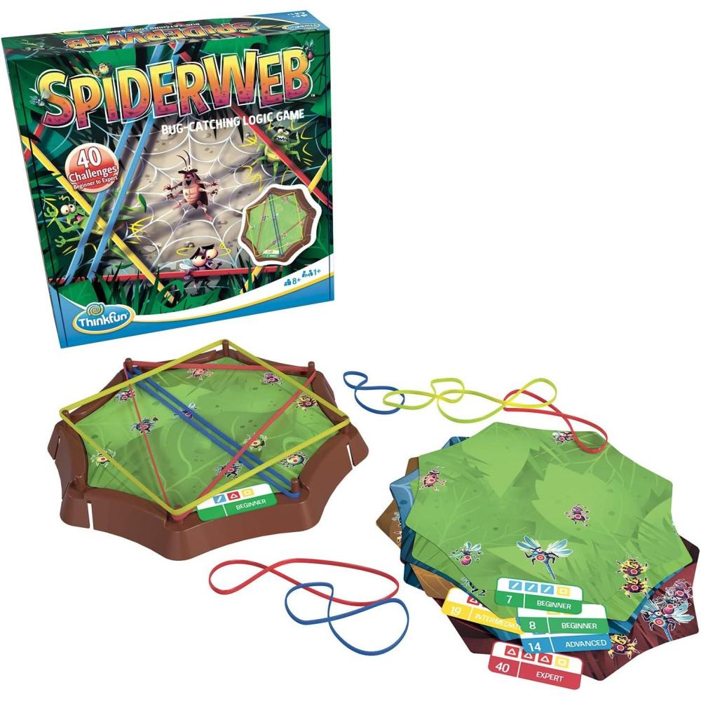 Think Fun Spiderweb: A Bug-Catching Logic Game for Ages 8+