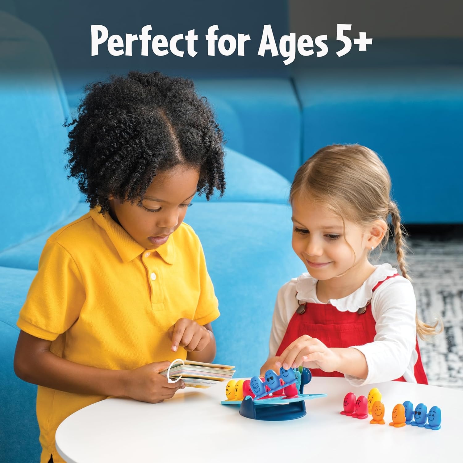 ThinkFun Balance Beans | Teaches Early Math & Logic Skills | 40 Challenges | for Kids Ages 5+