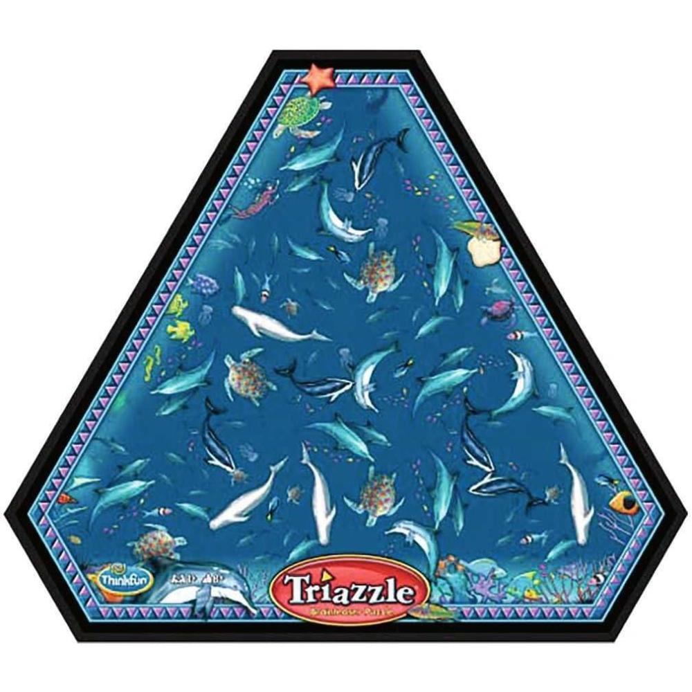 Think Fun Triazzle Picture-Matching Brainteaser (Dolphins) Puzzle for Ages 8 and Up (76491)