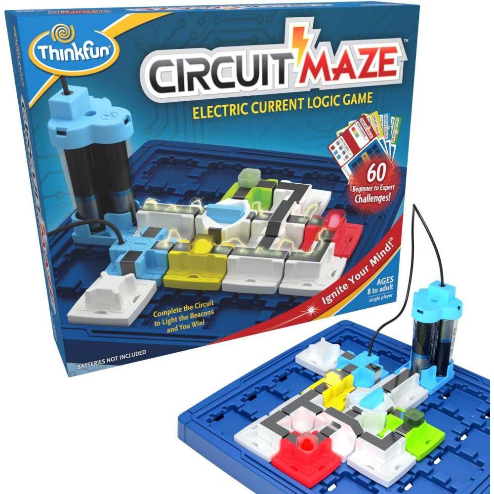 ThinkFun Circuit Maze Game – Brain-Boosting STEM Toy | Teaches Circuitry Through Engaging Gameplay | Toy of The Year Finalist | Ideal for Boys and Girls Age 8 and Up