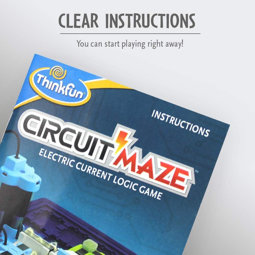 ThinkFun Circuit Maze Game – Brain-Boosting STEM Toy | Teaches Circuitry Through Engaging Gameplay | Toy of The Year Finalist | Ideal for Boys and Girls Age 8 and Up
