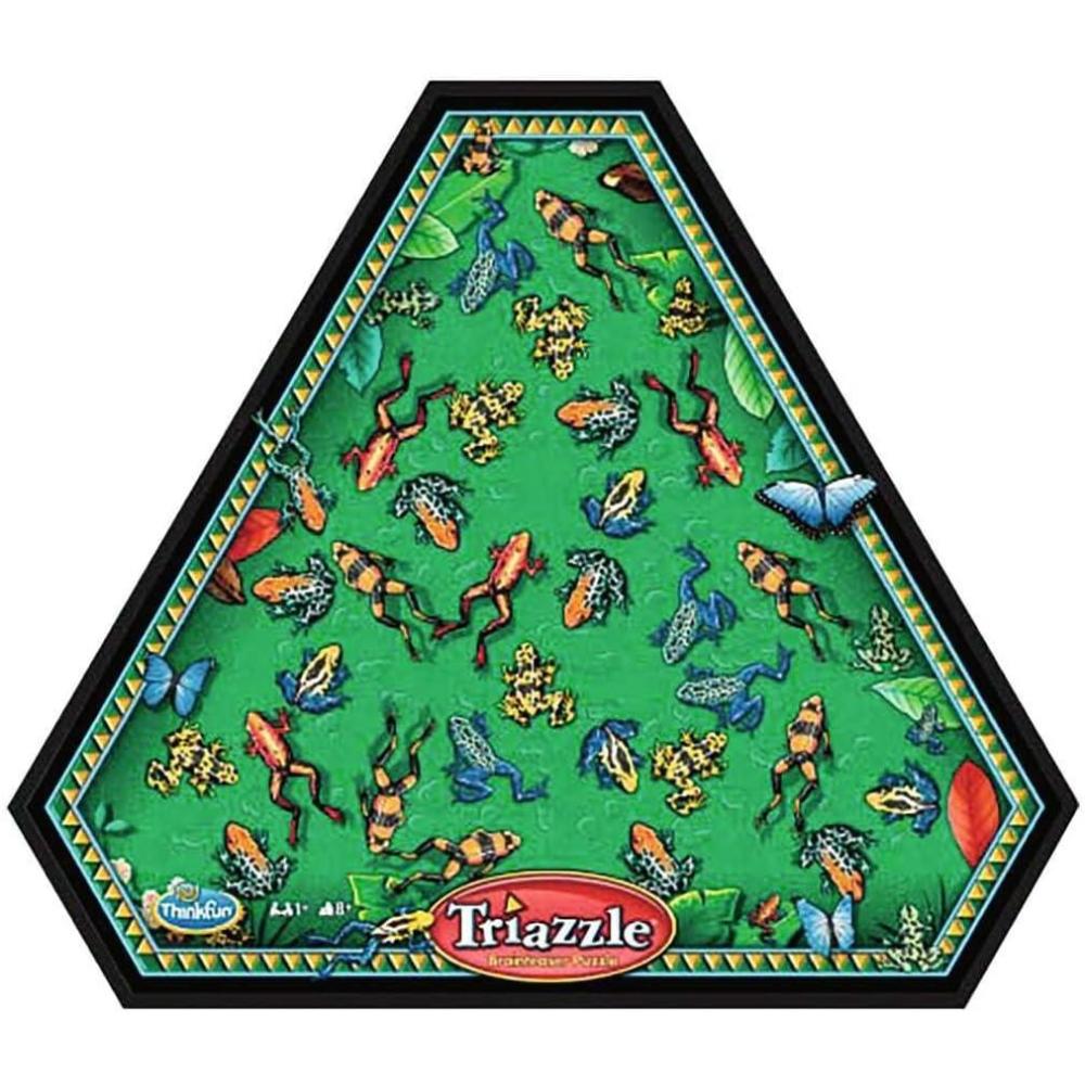 Think Fun Triazzle – Picture-Matching Brainteaser Puzzle | Engages Strategic Thinking & Memory | Perfect for Kids Ages 8 and Up | Award-Winning Game