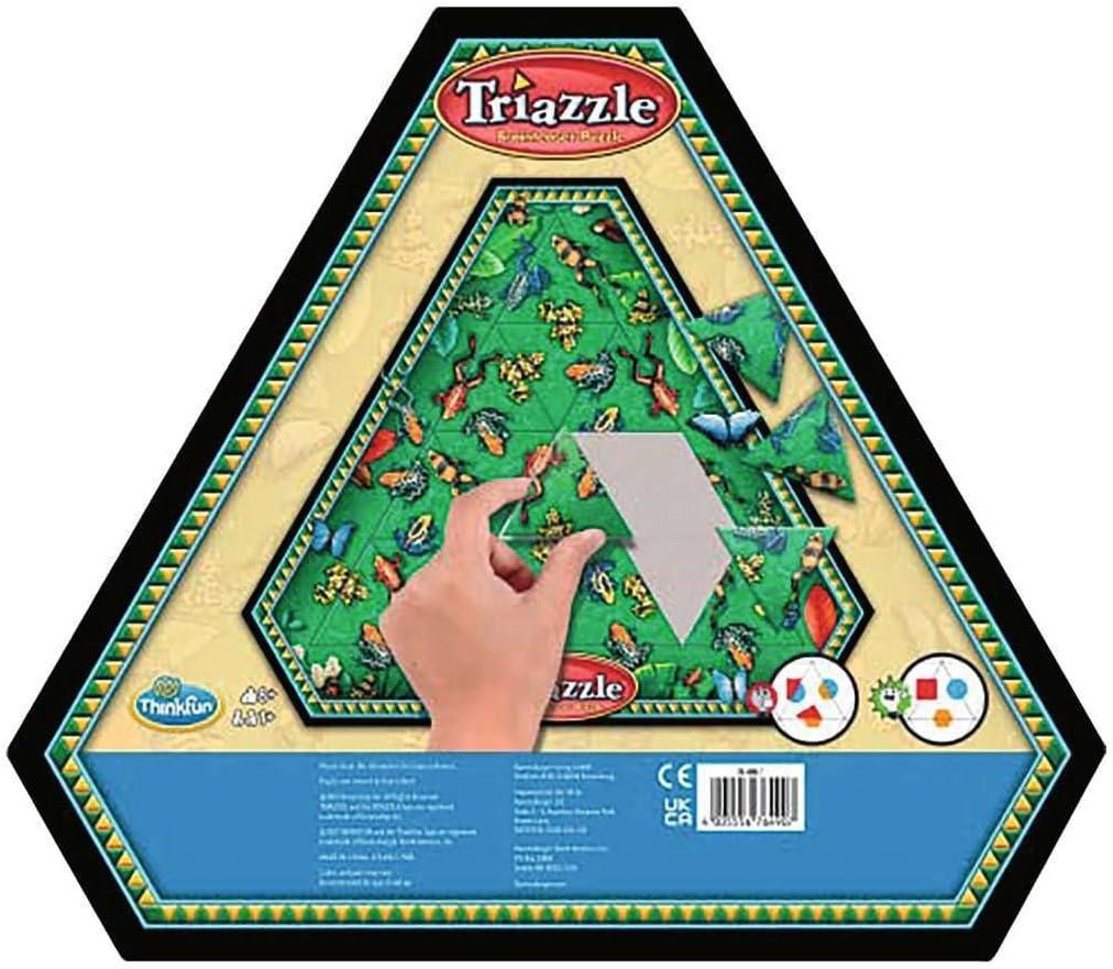 Think Fun Triazzle – Picture-Matching Brainteaser Puzzle | Engages Strategic Thinking & Memory | Perfect for Kids Ages 8 and Up | Award-Winning Game