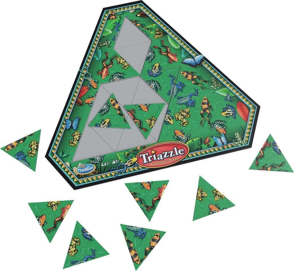 Think Fun Triazzle – Picture-Matching Brainteaser Puzzle | Engages Strategic Thinking & Memory | Perfect for Kids Ages 8 and Up | Award-Winning Game