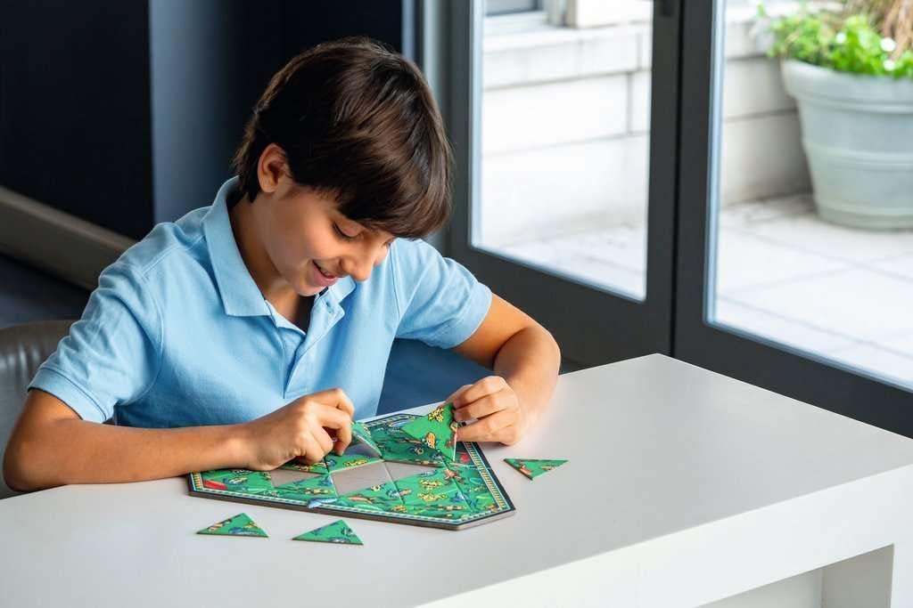 Think Fun Triazzle – Picture-Matching Brainteaser Puzzle | Engages Strategic Thinking & Memory | Perfect for Kids Ages 8 and Up | Award-Winning Game