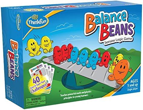 ThinkFun Balance Beans Math Game – Engaging Pre-Algebra Puzzle for Kids | Enhances Logical Reasoning & Critical Thinking | Award Winning Educational Toy | for Ages 5 and Up