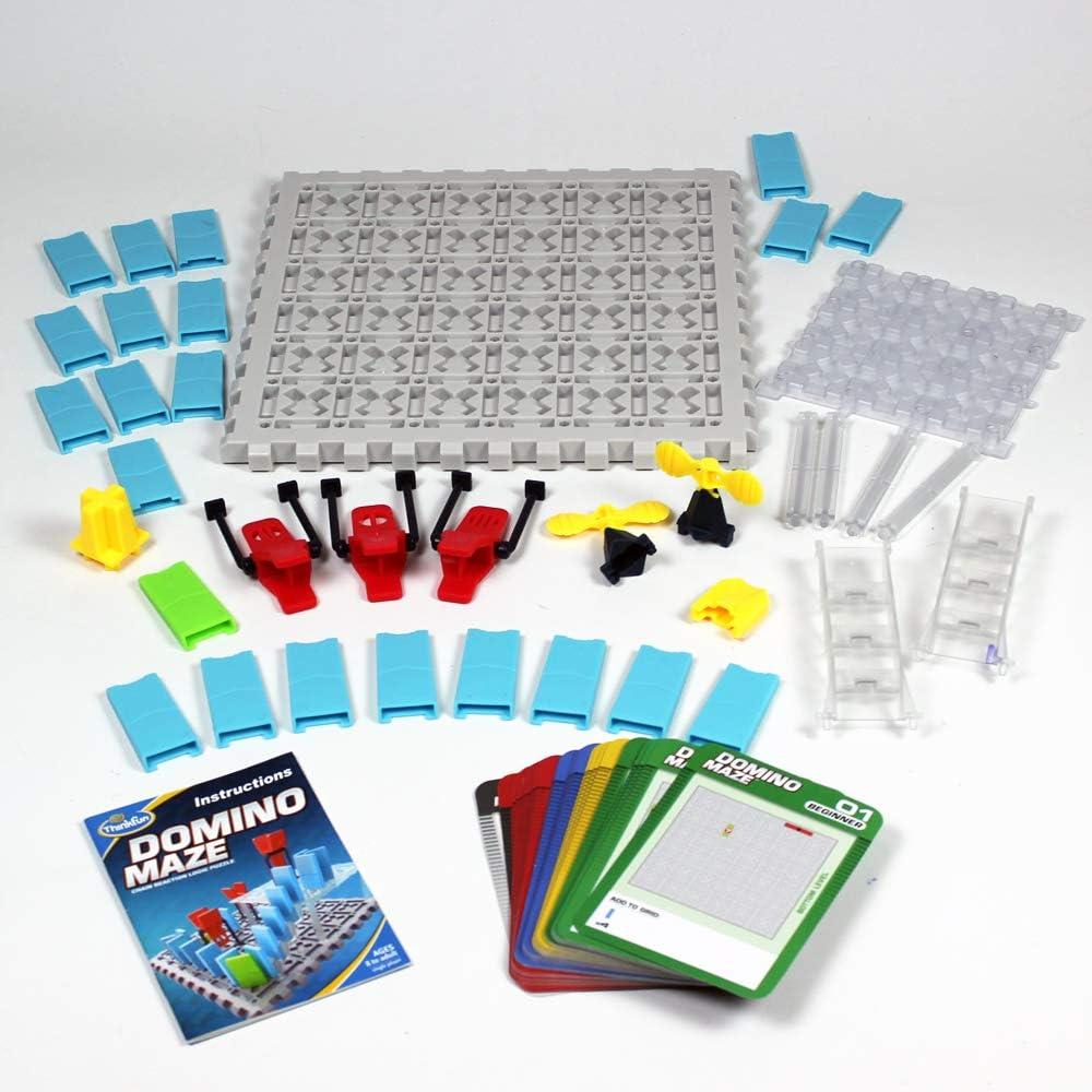 Think Fun 44001012 ThinkFun Domino Maze STEM Toy and Logic Game for Boys and Girls Age 8 and Up – Combines the Fun of Dominos With the Challenge of a Puzzle