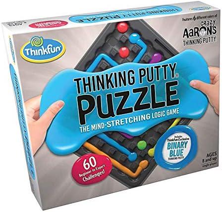 ThinkFun & Crazy Aaron’s Thinking Putty Puzzle – STEM Brain Game for Kids & Adults | Logic-Enhancing Challenge | Engaging Activity for Ages 8 & Up | Exciting Gift Idea