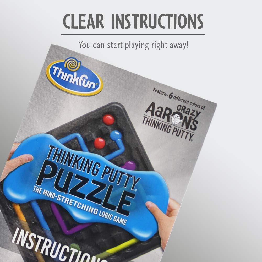 ThinkFun & Crazy Aaron’s Thinking Putty Puzzle – STEM Brain Game for Kids & Adults | Logic-Enhancing Challenge | Engaging Activity for Ages 8 & Up | Exciting Gift Idea