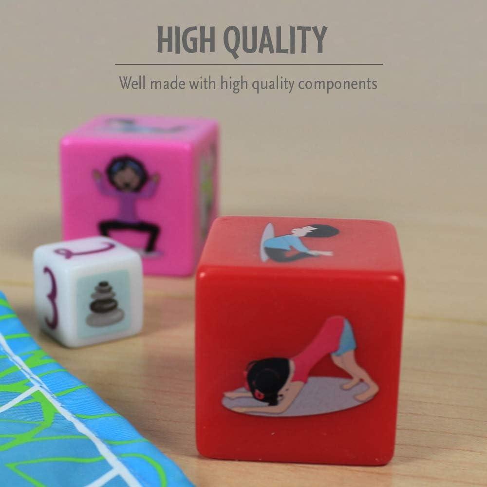Think Fun Yoga Dice Game for Boys and Girls Ages 6 and Up – Learn Yoga With a Game,Multi,1844