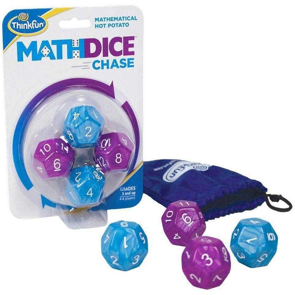 ThinkFun Math Dice Chase – The Fun Game of Mathematical Hot Potato, Invented by a Math Teacher