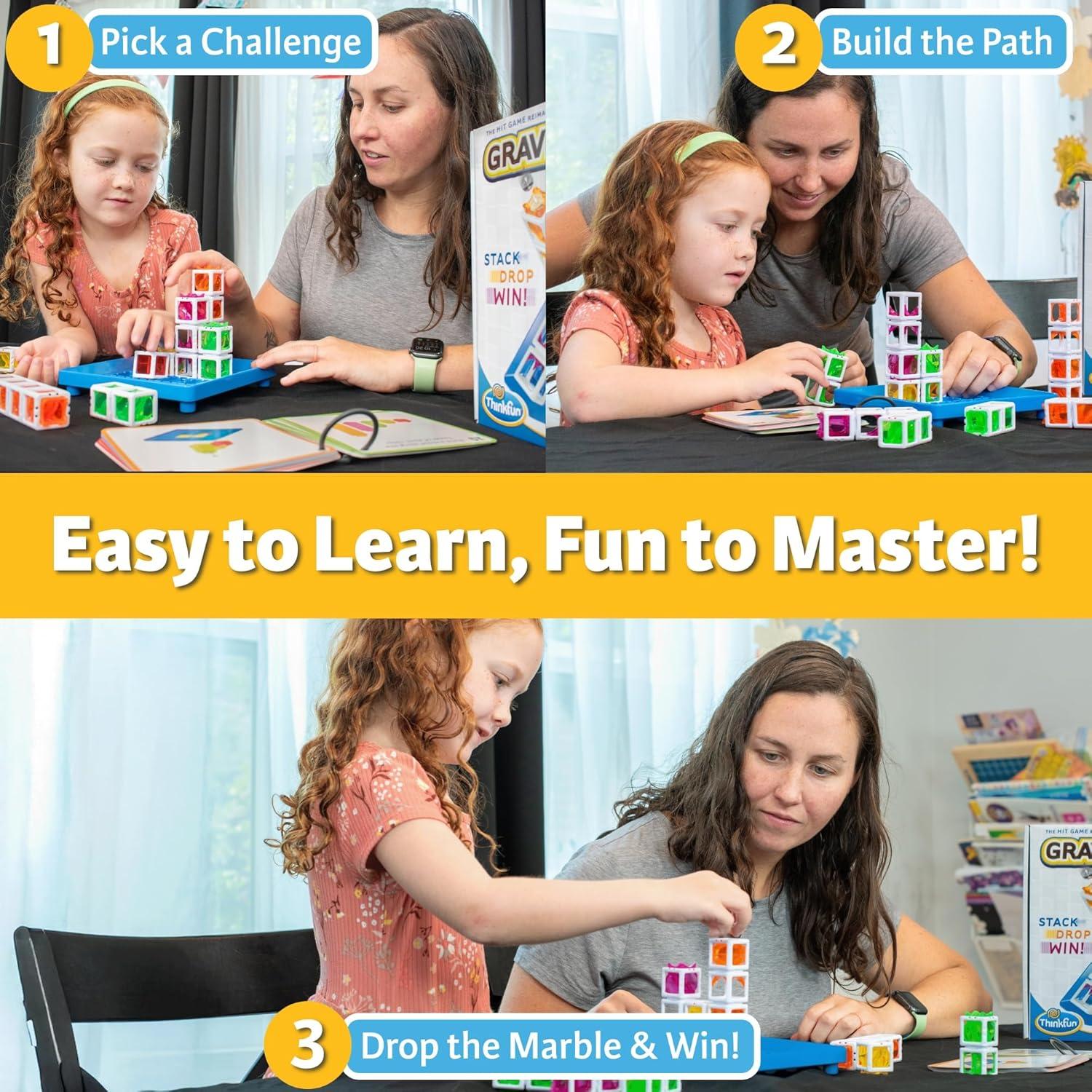 ThinkFun Gravity Maze Builder for Kids 5 & Up – Logic Marble RunBrain Game – Hands-On Maze Design – Durable Child-Safe Materials – Develop Spatial Reasoning & Critical Thinking – MESH Accredited