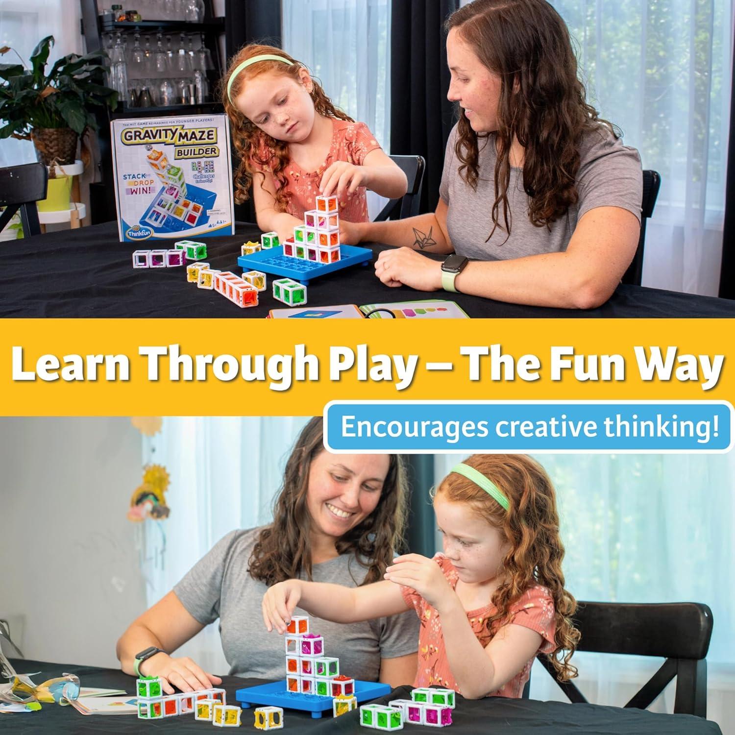 ThinkFun Gravity Maze Builder for Kids 5 & Up – Logic Marble RunBrain Game – Hands-On Maze Design – Durable Child-Safe Materials – Develop Spatial Reasoning & Critical Thinking – MESH Accredited