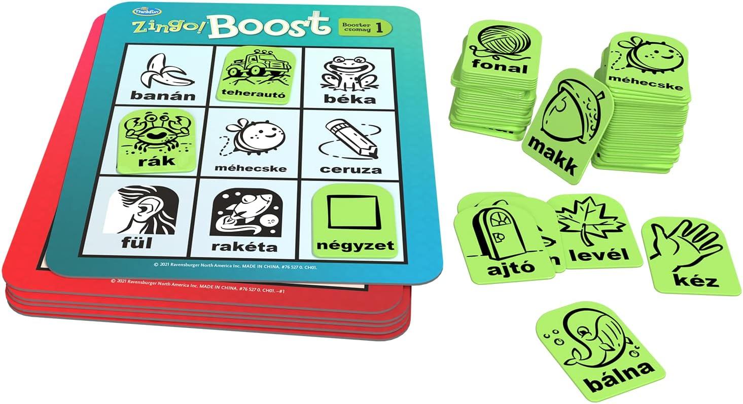 ThinkFun Zingo  Booster Pack #1 – Exciting Expansion Pack for Zingo  Game | Engages Kids in Learning | Enhances Memory & Word Recognition Skills | Trusted by Families Worldwide