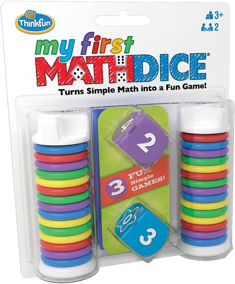 ThinkFun My First Math Dice – Engaging Counting Game for Kids | Enhances Math & Number Skills | Fun Learning Activity for Ages 3+