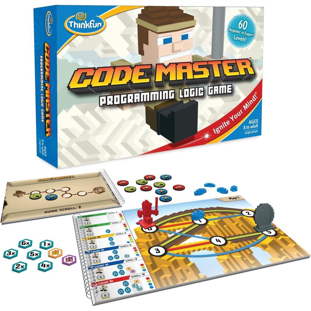 ThinkFun Code Master Programming Logic Game and STEM Toy – Teaches Programming Skills Through Fun Gameplay