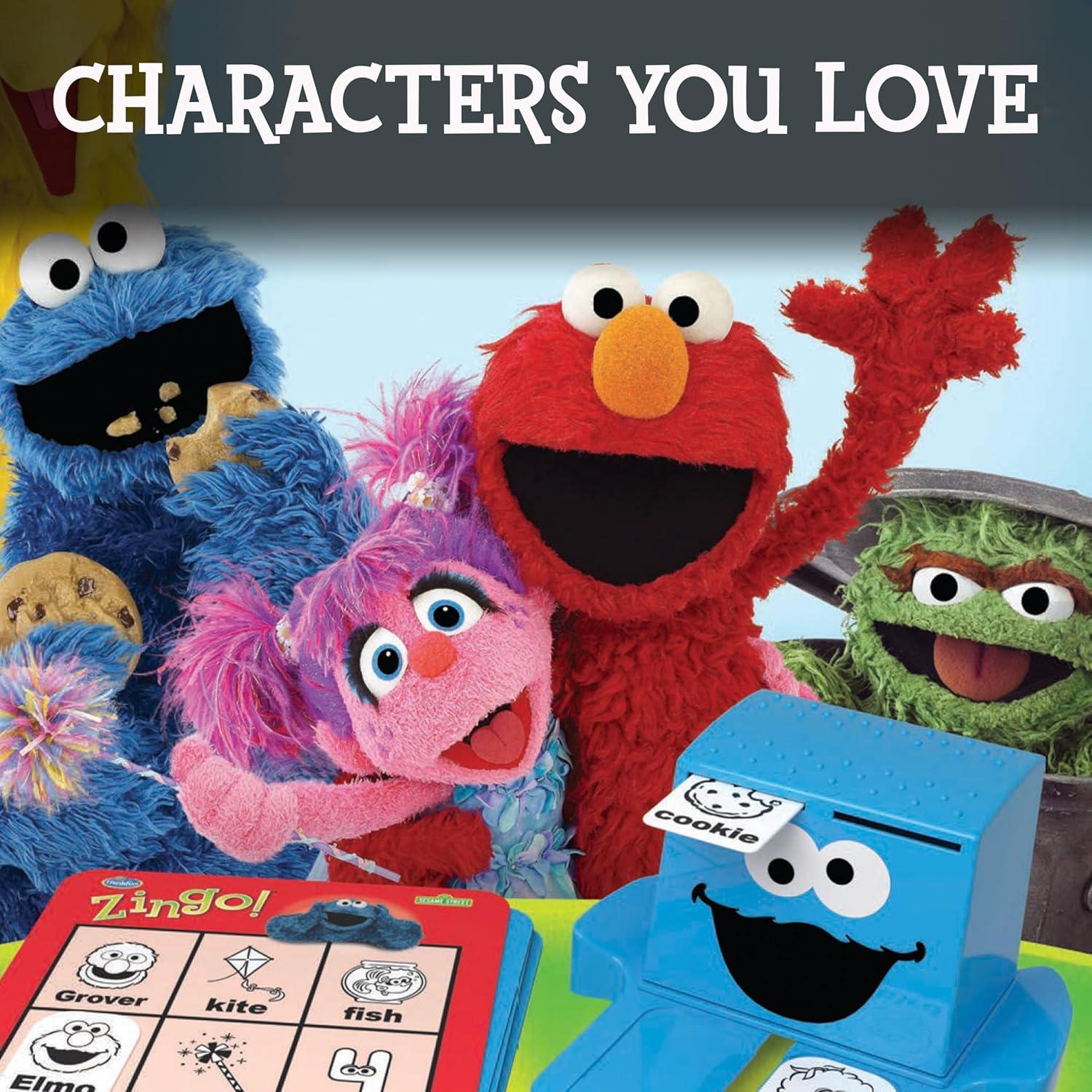 ThinkFun Sesame Street Zingo  Build Language Skills with All Your Favorite Sesame Street Characters. for Ages 4+(ThinkFun Sesame Street Zingo  Build Language Skills with All Your Favorite Sesame Street Characters. for Ages 4+)