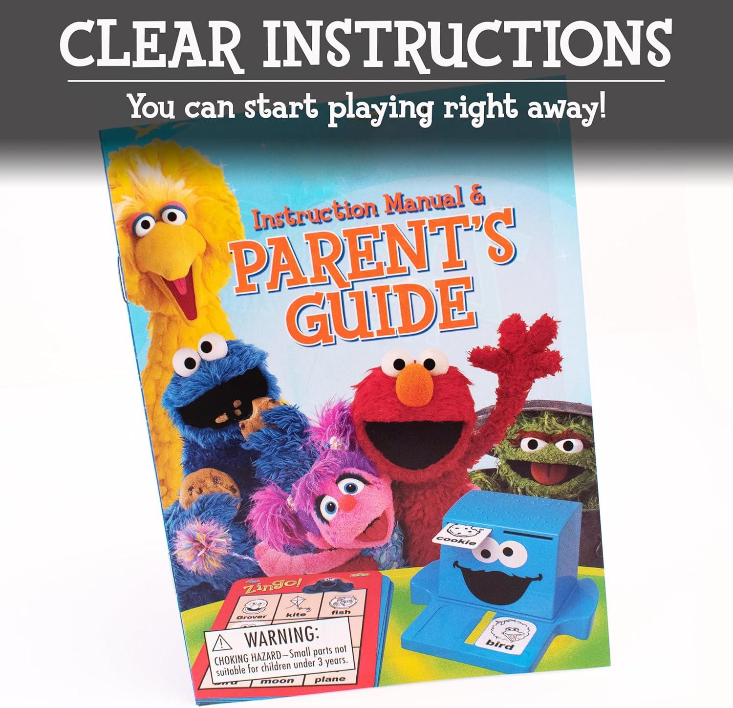 ThinkFun Sesame Street Zingo  Build Language Skills with All Your Favorite Sesame Street Characters. for Ages 4+(ThinkFun Sesame Street Zingo  Build Language Skills with All Your Favorite Sesame Street Characters. for Ages 4+)