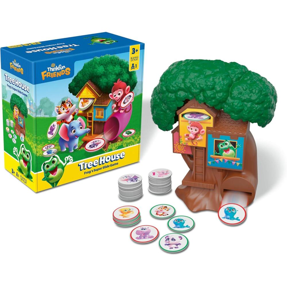 ThinkFun Friends: Tree House – A Token Matching Game – Develop Shape Recognition and Early Learning Skills – MESH Accredited – Kids 3+