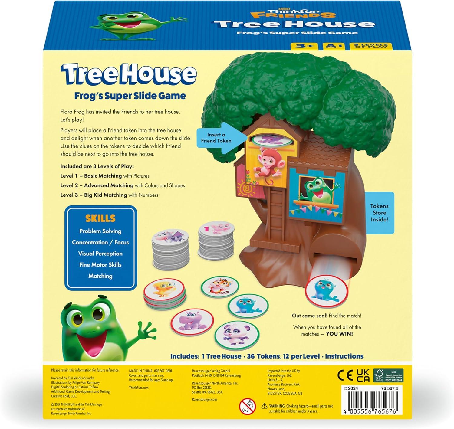 ThinkFun Friends: Tree House – A Token Matching Game – Develop Shape Recognition and Early Learning Skills – MESH Accredited – Kids 3+