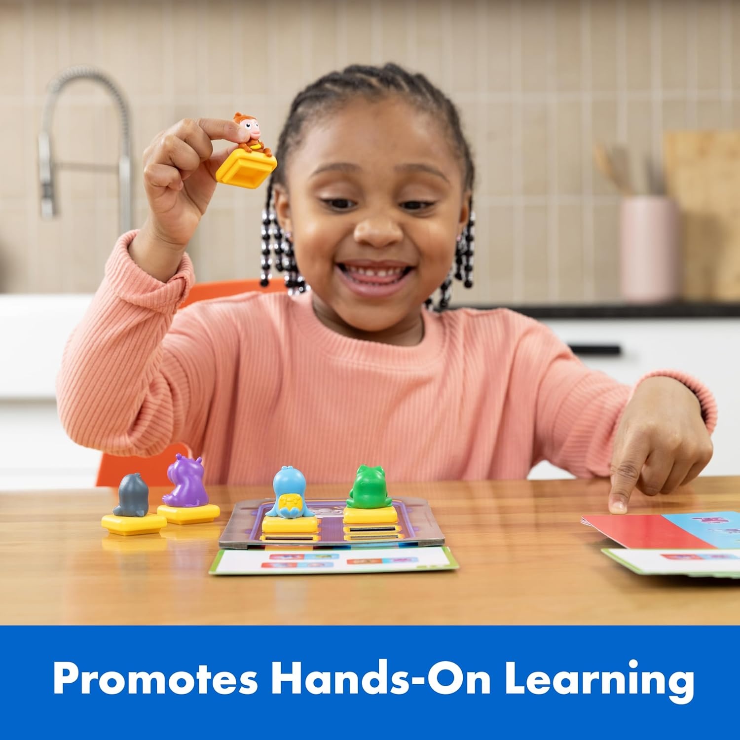 ThinkFun Friends: Bus Ride – Positional Sorting Puzzle for Preschoolers – Promotes Hands-On Learning – Ages 3+
