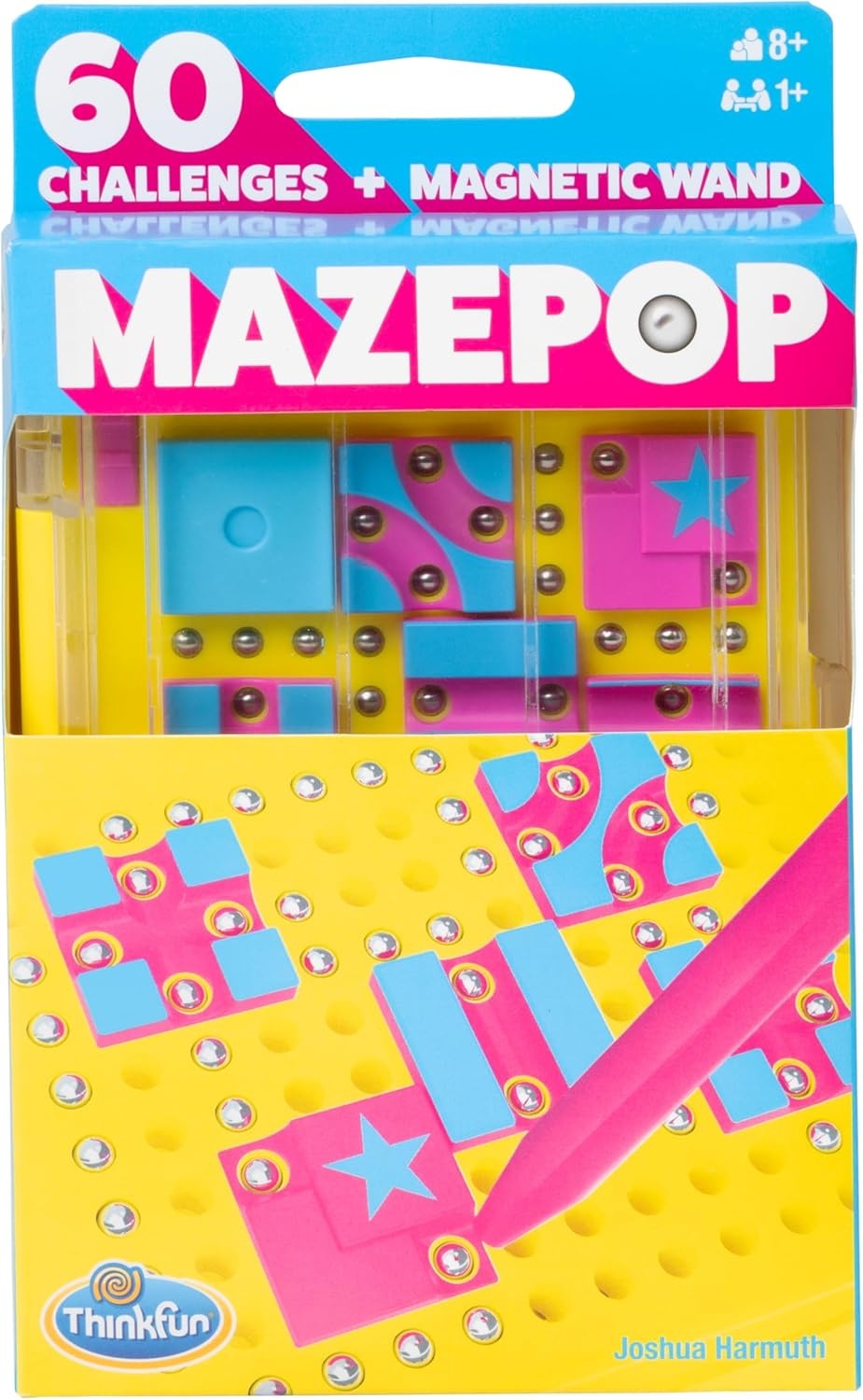ThinkFun MazePop | Magnetic Puzzle Game | 60 Brain-Boosting Mazes | Travel-Friendly Logic Toy | Ages 8+