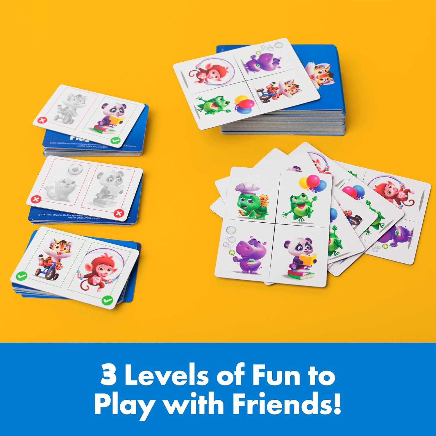 ThinkFun Friends: Play Date – A Matching Game for Preschool Fun – Build Skills, Foster Friendships, and Learn Through Play – MESH Accredited – Kids 3+