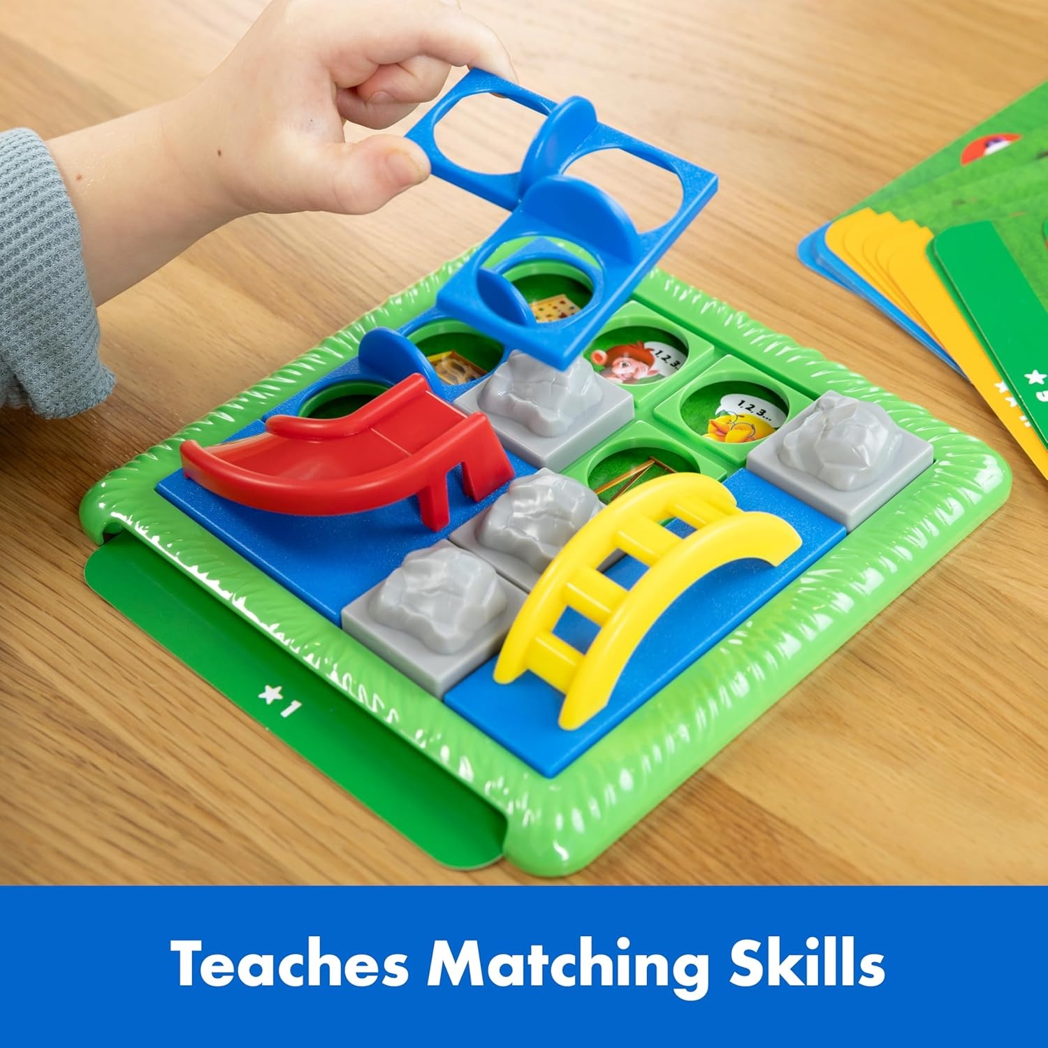 ThinkFun Friends: Playground – Hide & Seek Puzzle Game for Preschoolers – 30 Challenges for Problem-Solving Fun – Ages 3+
