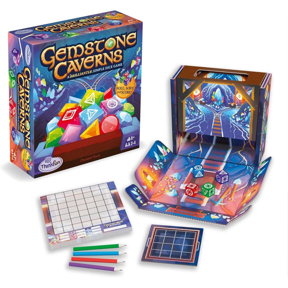 ThinkFun Gemstone Caverns: The Dice Game for All Fantasy Lovers