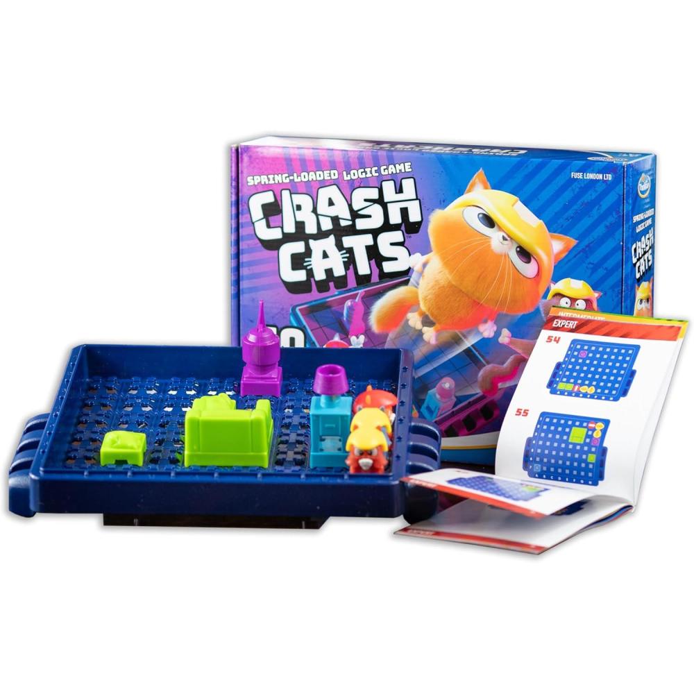 ThinkFun Crash Cats: The Super Fun Spring Loaded Logic Game for Children Ages 8+ – MESH Accredited