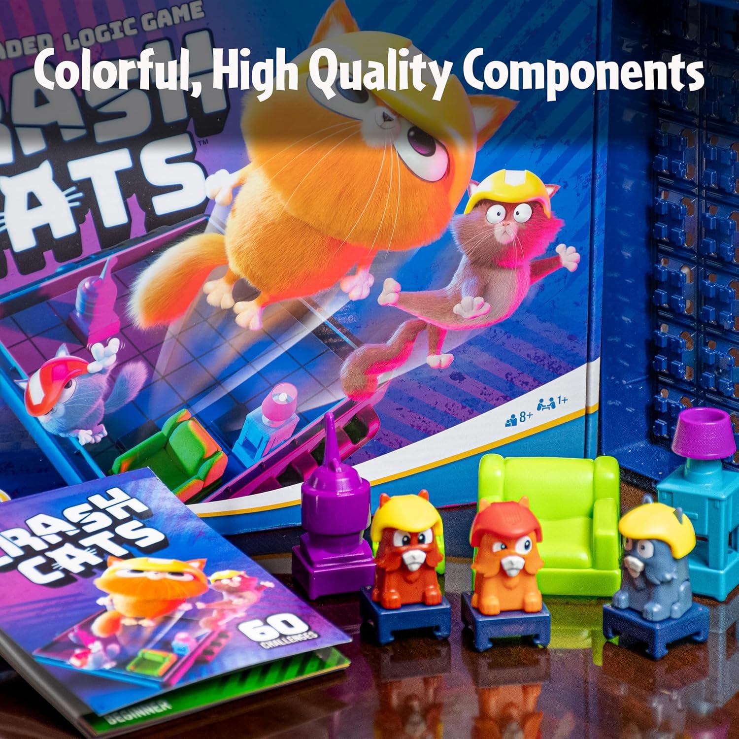 ThinkFun Crash Cats: The Super Fun Spring Loaded Logic Game for Children Ages 8+ – MESH Accredited