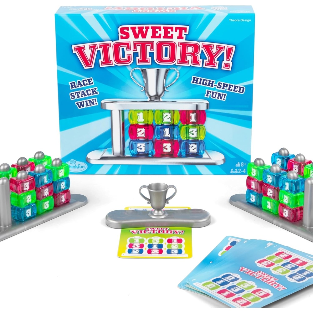 ThinkFun Sweet Victory l The Race to Finish Speed Party Game l for 2-4 Players 8+