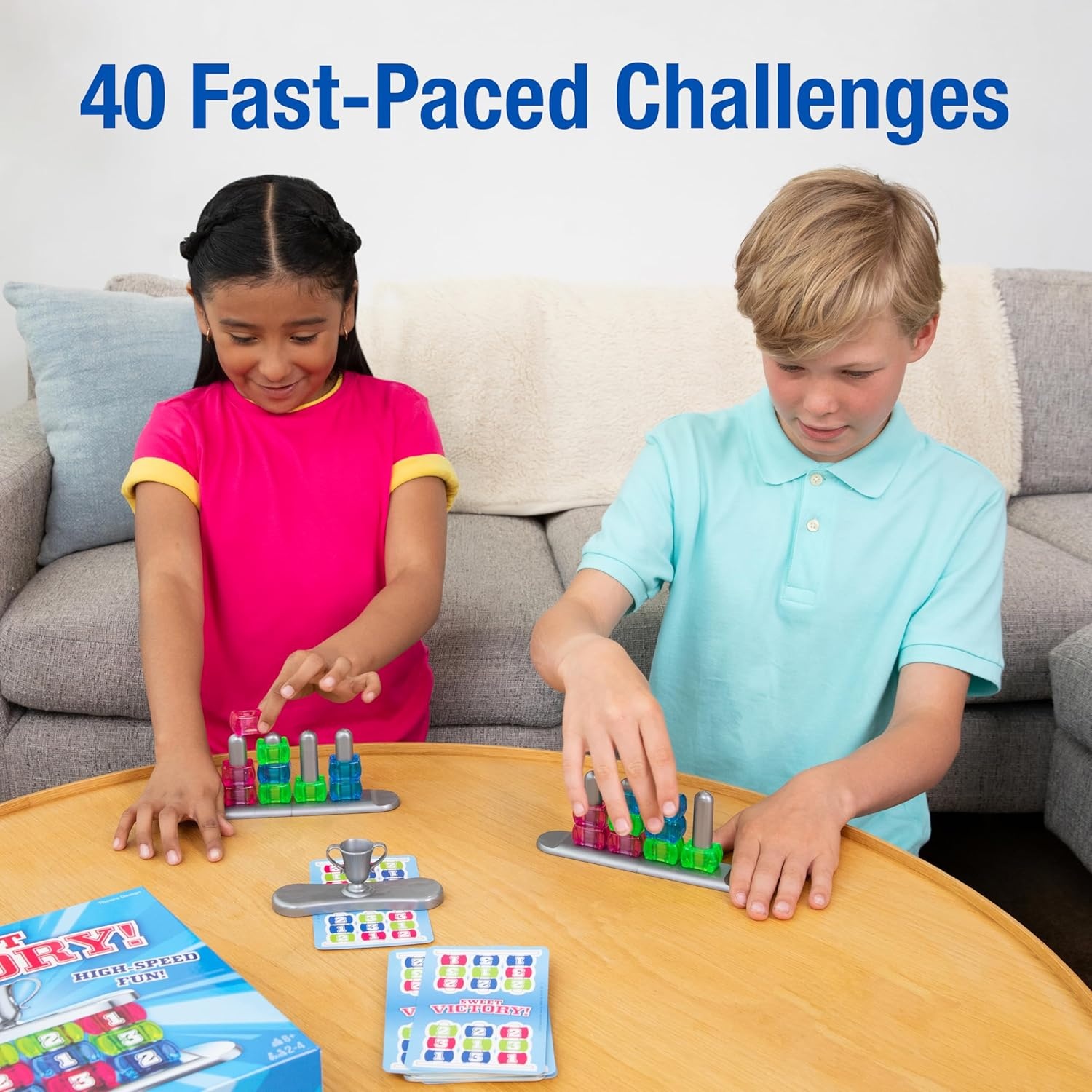 ThinkFun Sweet Victory l The Race to Finish Speed Party Game l for 2-4 Players 8+