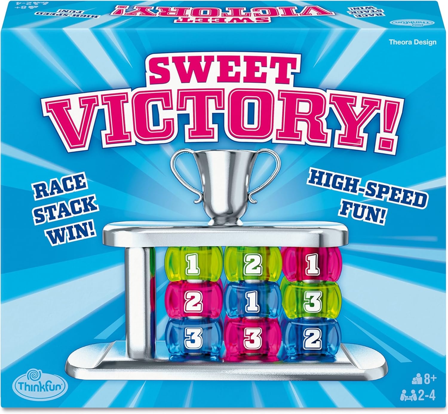 ThinkFun Sweet Victory l The Race to Finish Speed Party Game l for 2-4 Players 8+