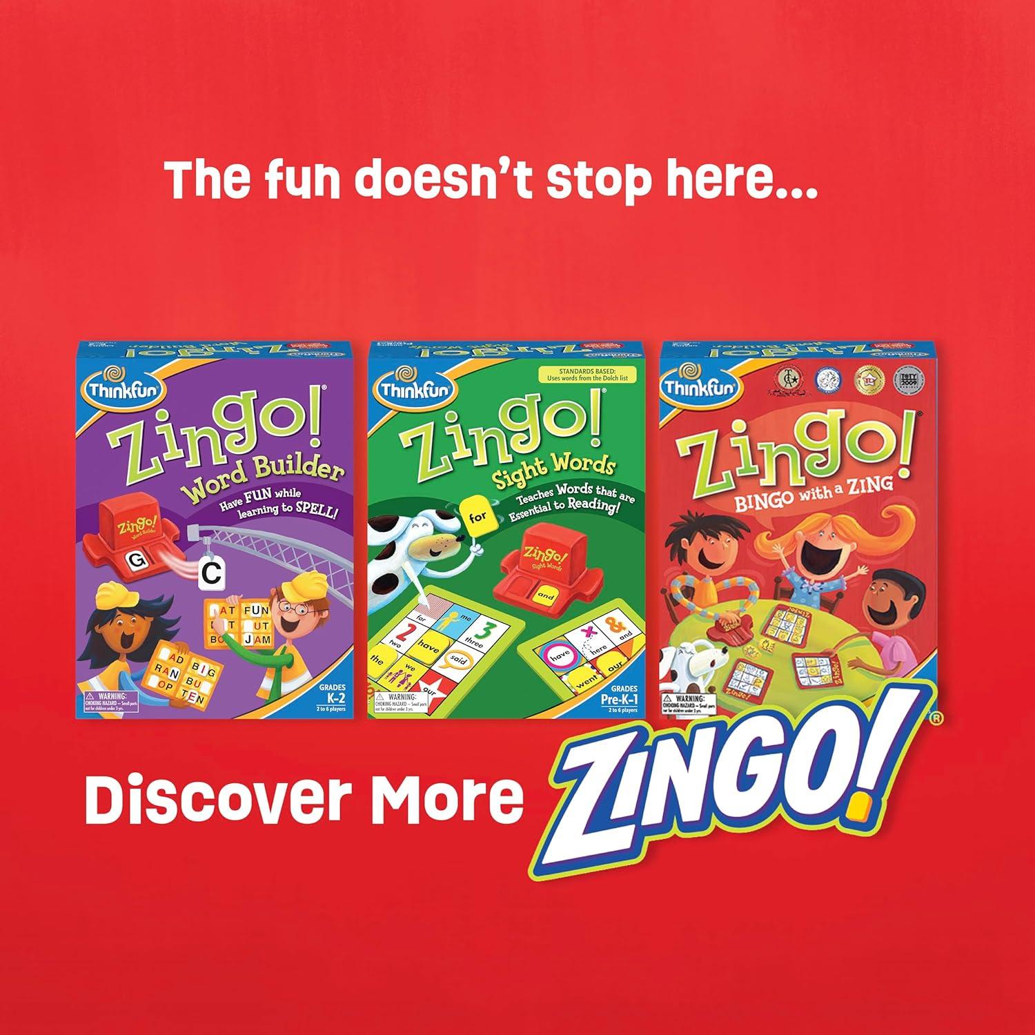 Think Fun Zingo 1-2-3(ThinkFun Zingo 1-2-3 Number Bingo Game | Perfect for Kids Aged 4 and Up | Award-Winning Toy of the Year Nominee)