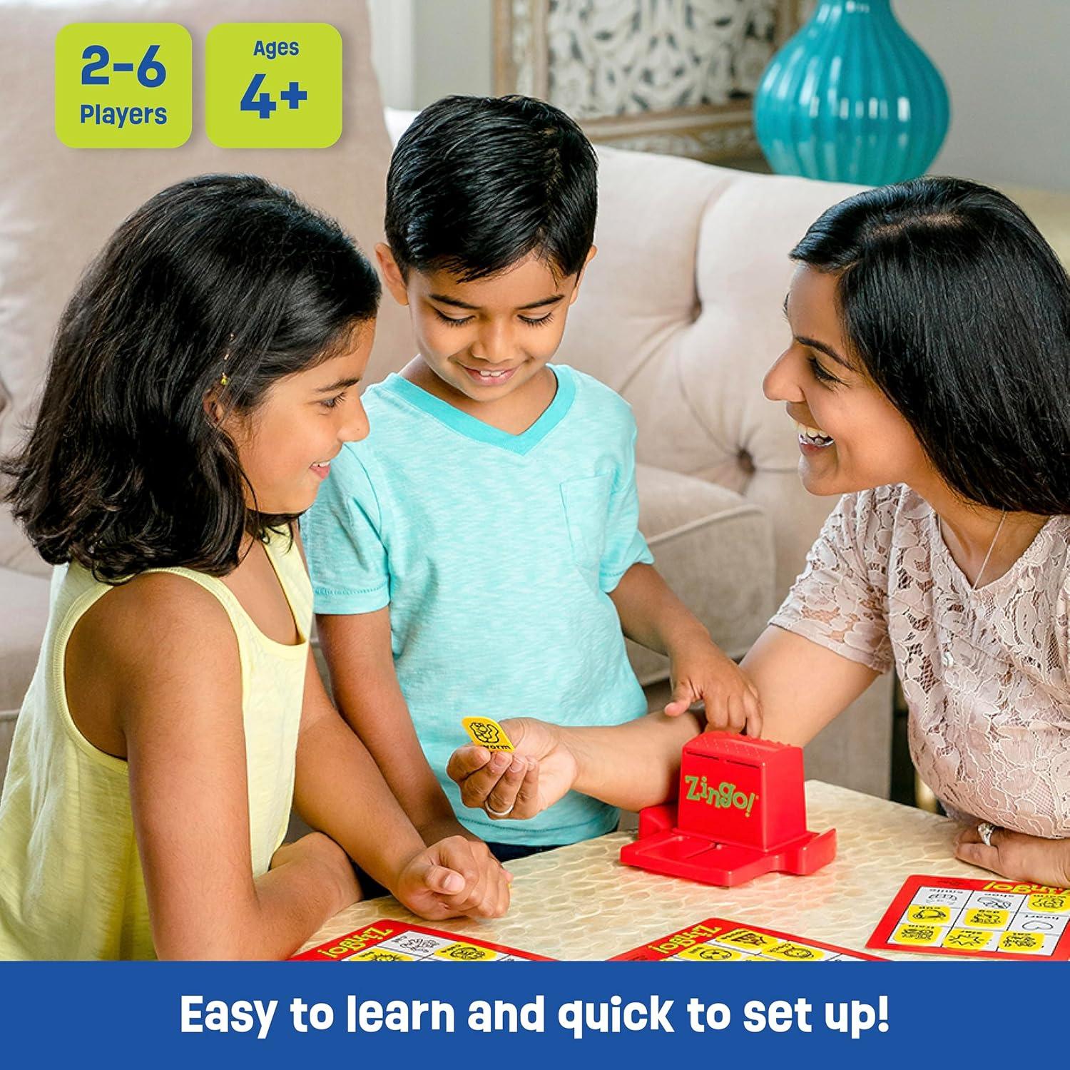 Think Fun Zingo  Sight Words,(ThinkFun Zingo Sight Words Game – Award-Winning Educational Toy | Sight Words Flash Cards Kindergarten Alternative | Learn to Read Game for Pre-K to 2nd Grade | STEM Toy for 5 Year Old | Multicolor)