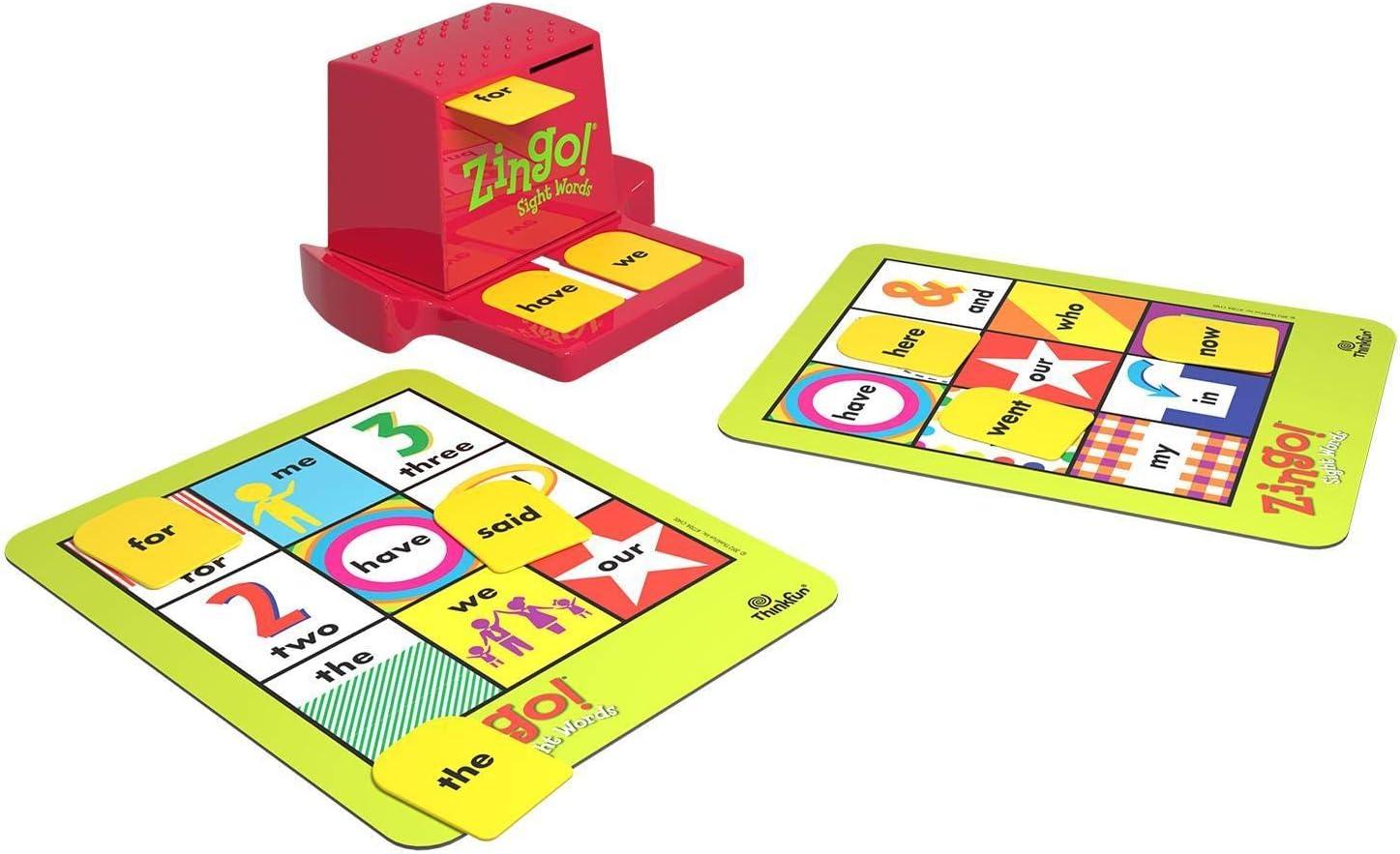 Think Fun Zingo  Sight Words,(ThinkFun Zingo Sight Words Game – Award-Winning Educational Toy | Sight Words Flash Cards Kindergarten Alternative | Learn to Read Game for Pre-K to 2nd Grade | STEM Toy for 5 Year Old | Multicolor)