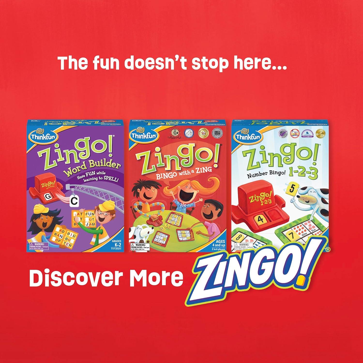 Think Fun Zingo  Sight Words,(ThinkFun Zingo Sight Words Game – Award-Winning Educational Toy | Sight Words Flash Cards Kindergarten Alternative | Learn to Read Game for Pre-K to 2nd Grade | STEM Toy for 5 Year Old | Multicolor)