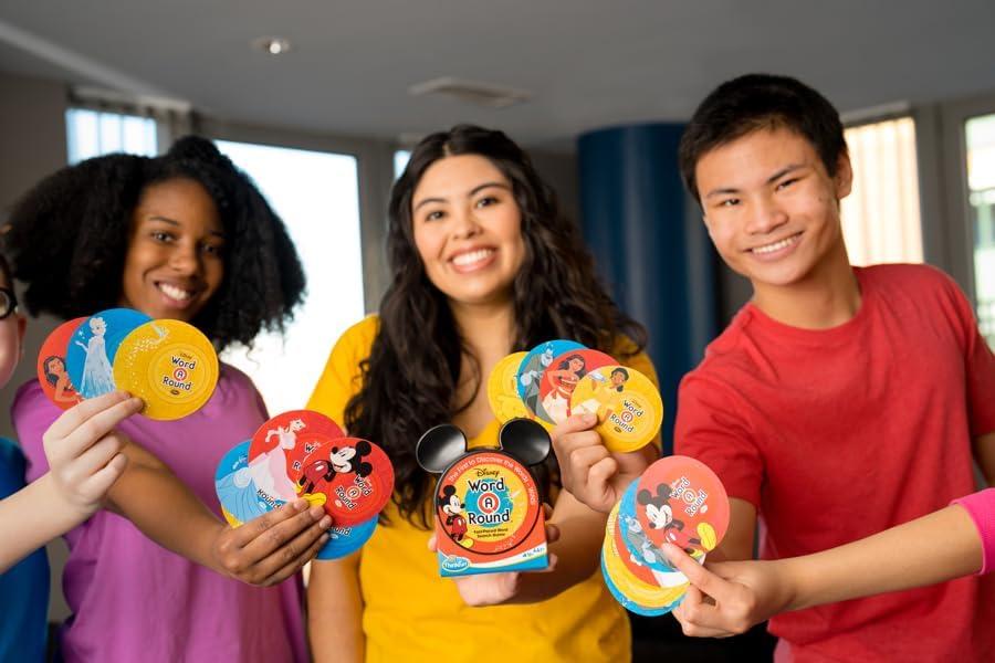 ThinkFun Think Fun Disney WordARound: Read The Word Around The Card Trivia Game for 10+