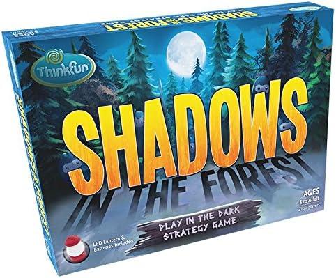 ThinkFun Shadows in The Forest – Unique Play-in-The-Dark Board Game | Ideal for Kids and Adults | Stimulating Brain Teaser | Innovative Gameplay(Standard)
