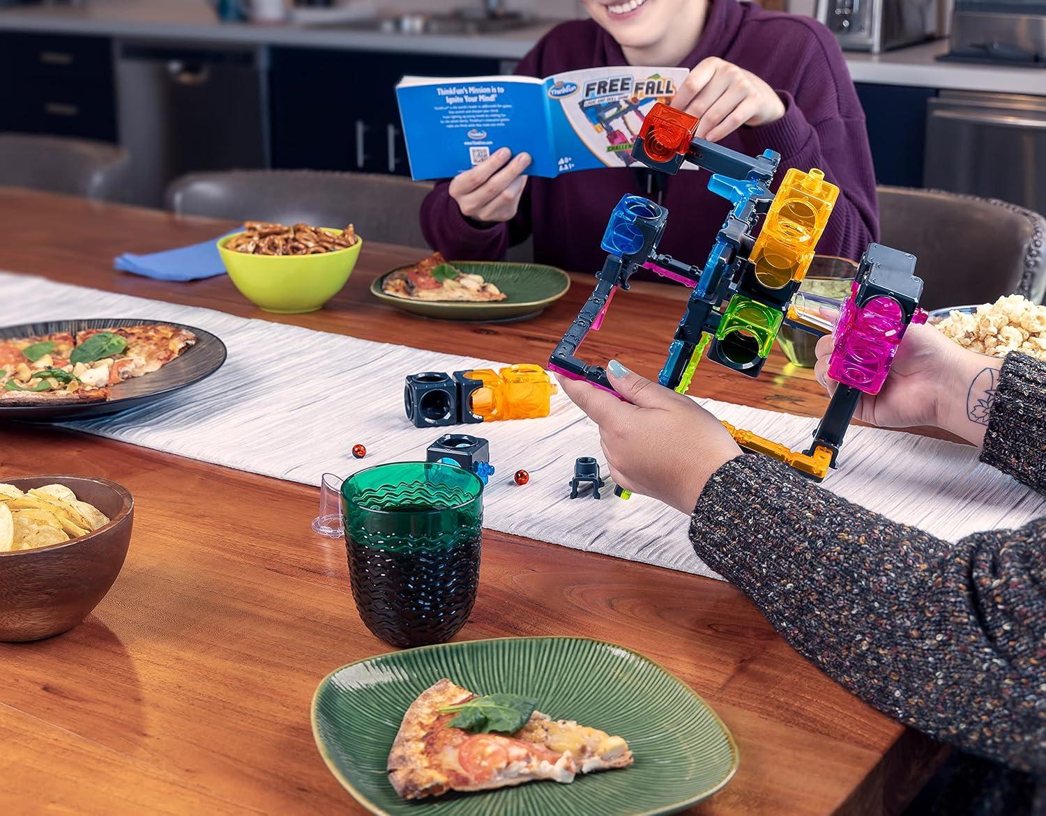 ThinkFun Freefall – Logic-Based Marble Maze Game | Skill Enhancing | Fun for Kids, Teens, Adults | Mind-Stimulating Puzzles | Single or Multiplayer