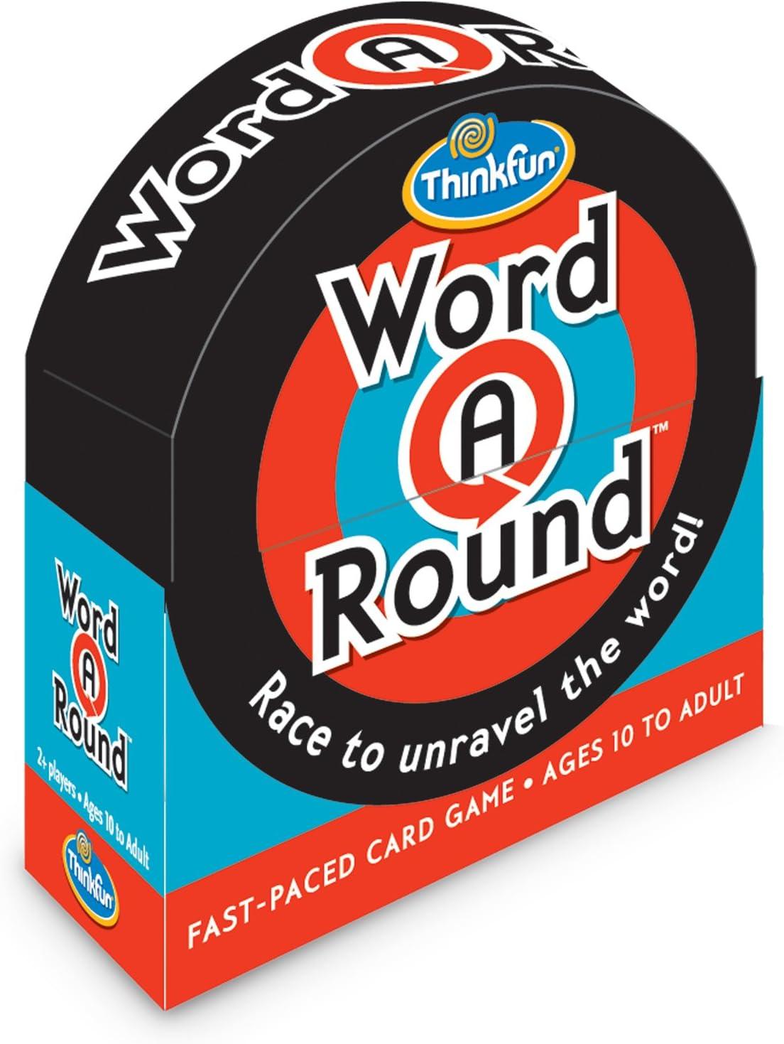 ThinkFun Word A Round Game – Engaging Vocabulary Builder for Teens and Adults | Quick-Paced Word Identification | Educational Fun | Recognized for Excellence in Play and Language Advancement(Word A Round)