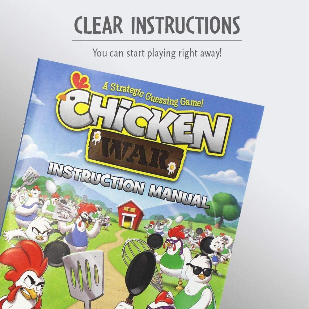 ThinkFun Chicken War Game – A Strategic Board Game with a Fun Theme and Hilarious Artwork, Perfect for Game Nights