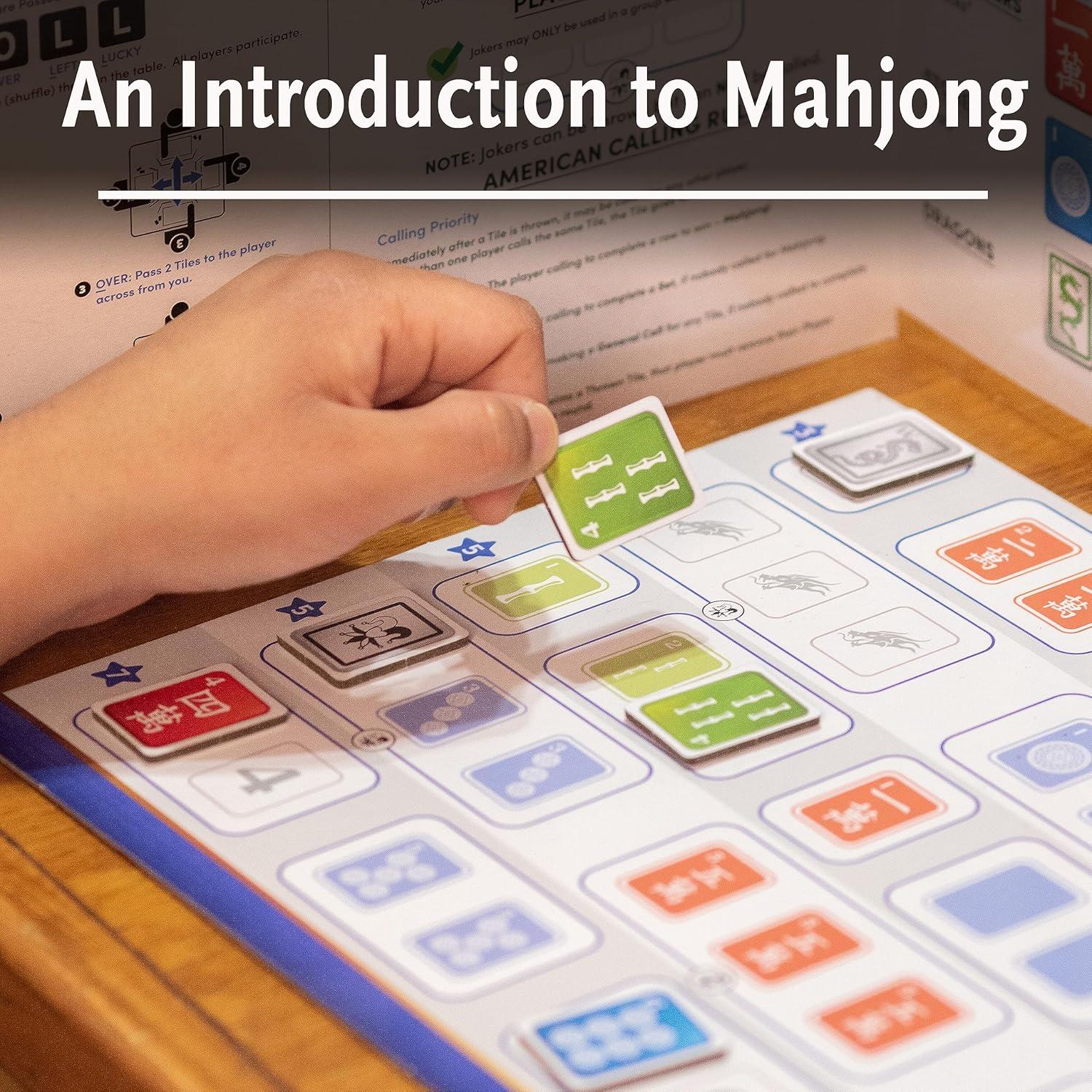 ThinkFun Meet Mahjong – The Engaging Family Board Game for 4 | Teaches Basics of Mahjong | Perfect for Adults and Kids | Enhances Memory and Cognitive Skills