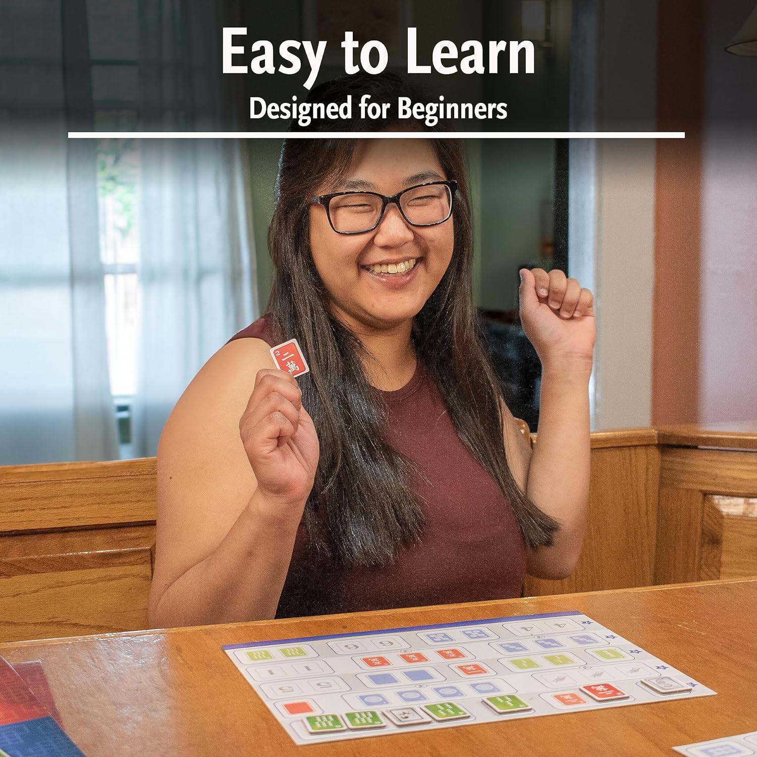 ThinkFun Meet Mahjong – The Engaging Family Board Game for 4 | Teaches Basics of Mahjong | Perfect for Adults and Kids | Enhances Memory and Cognitive Skills