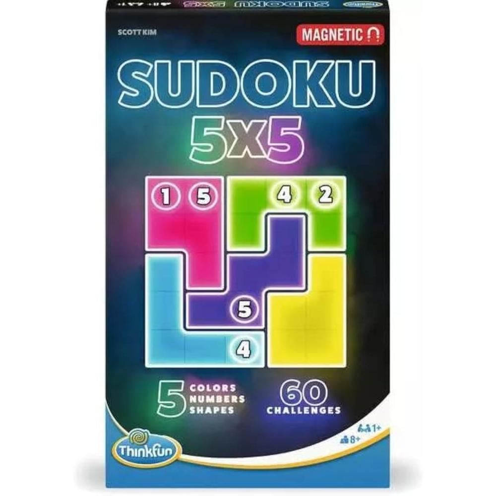 ThinkFun Sudoku 5×5 Magnetic Travel Puzzle